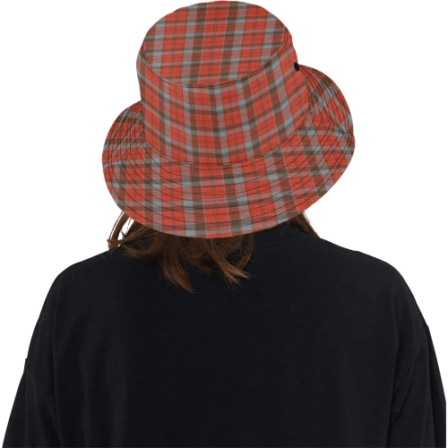 Scottish Tartan Robertson Weathered Clan Bucket Hat