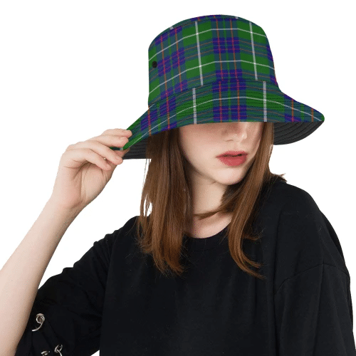 Scottish Tartan Macintyre Hunting Modern Clan Bucket Hat