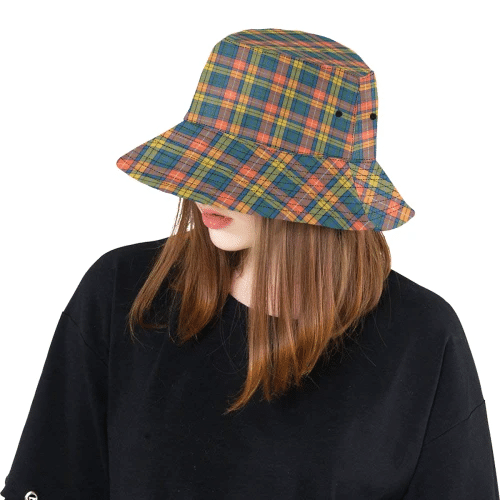 Scottish Tartan Buchanan Ancient Clan Bucket Hat