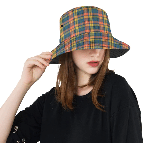 Scottish Tartan Buchanan Ancient Clan Bucket Hat