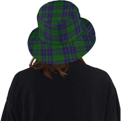 Scottish Tartan Lockhart Modern Clan Bucket Hat