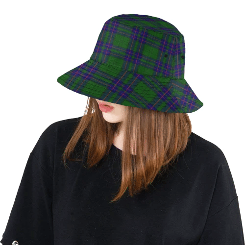 Scottish Tartan Lockhart Modern Clan Bucket Hat