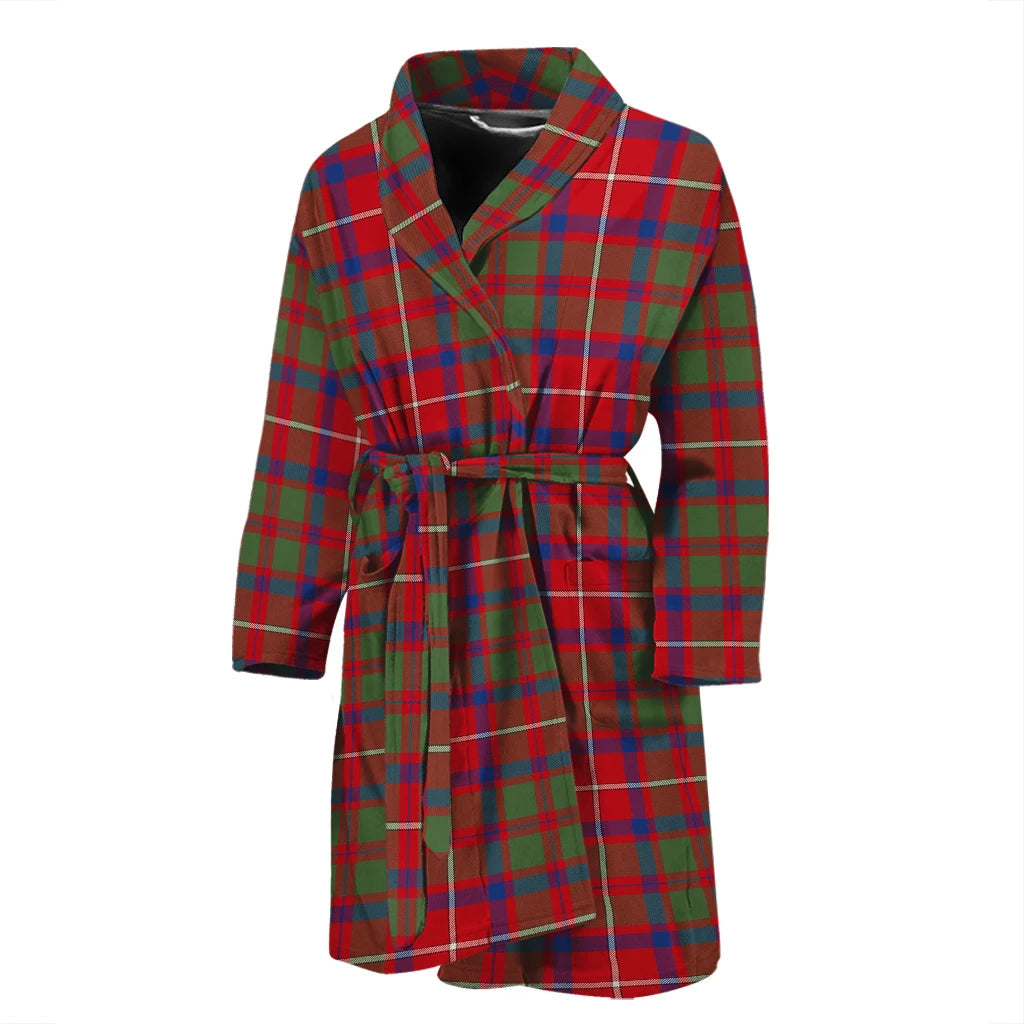 Shaw Red Modern Tartan Classic Bath Robe