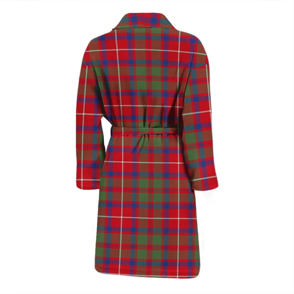 Shaw Red Modern Tartan Classic Bath Robe