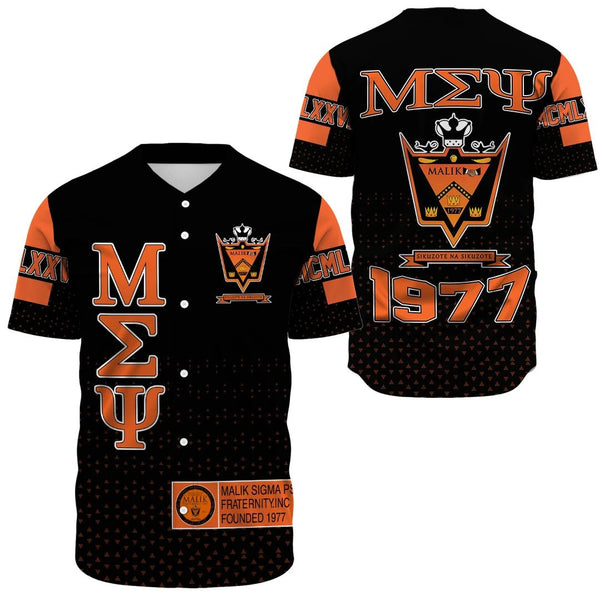 Baseball Jersey - MCM Malik Sigma Psi Baseball Jerseys A31