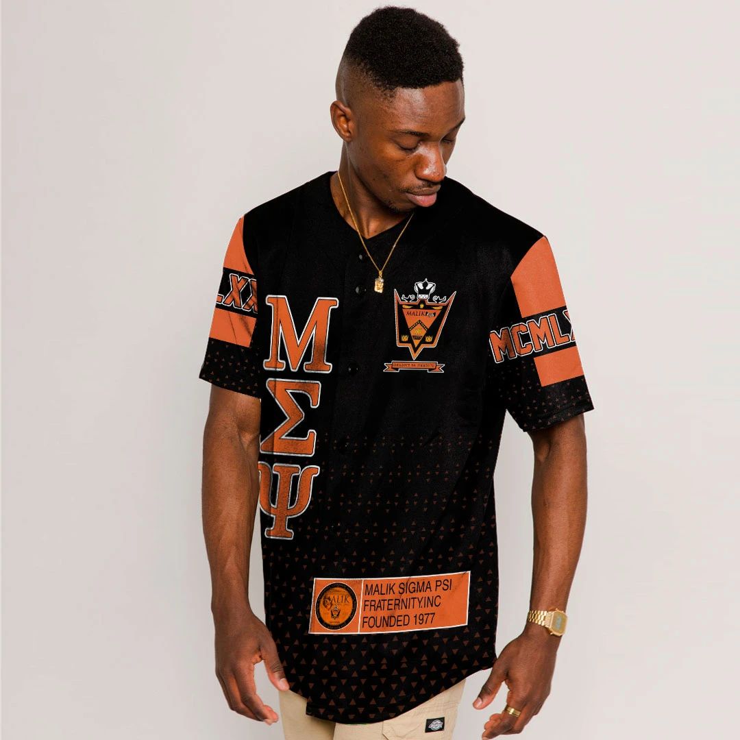 Baseball Jersey - MCM Malik Sigma Psi Baseball Jerseys A31