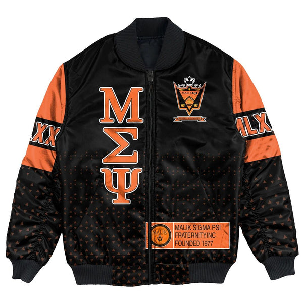 Bomber Jacket - MCM Malik Sigma Psi Bomber Jackets