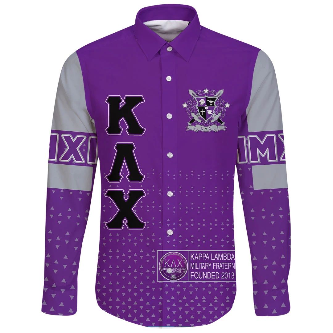 Shirt - MM Kappa Lambda Chi  Long Sleeve Button Shirt