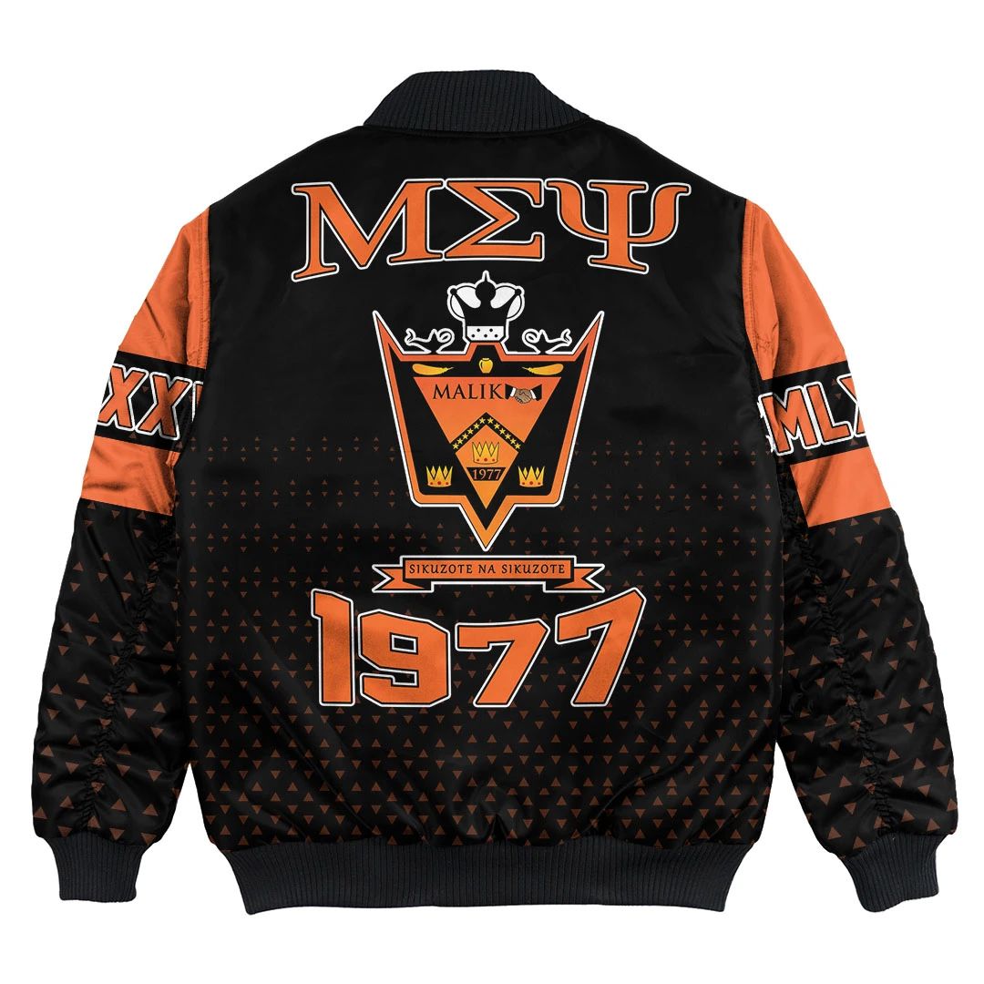 Bomber Jacket - MCM Malik Sigma Psi Bomber Jackets