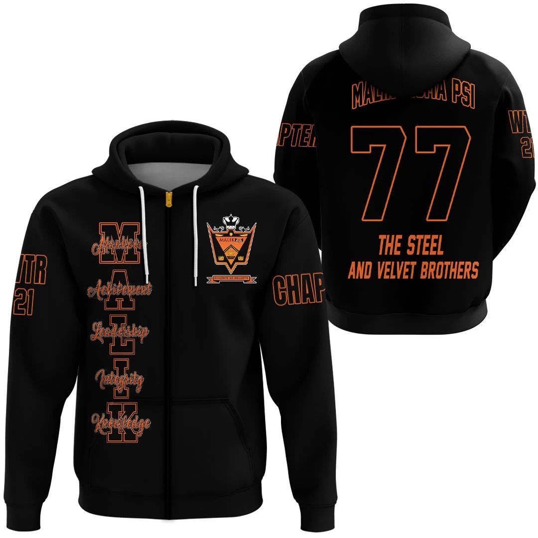 (Custom) Malik Sigma Psi Zip Hoodie