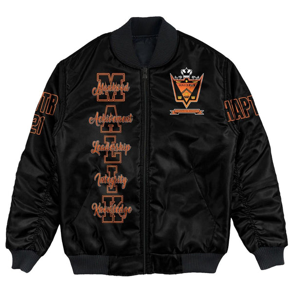 Bomber Jacket - (Custom) Malik Sigma Psi Bomber Jackets