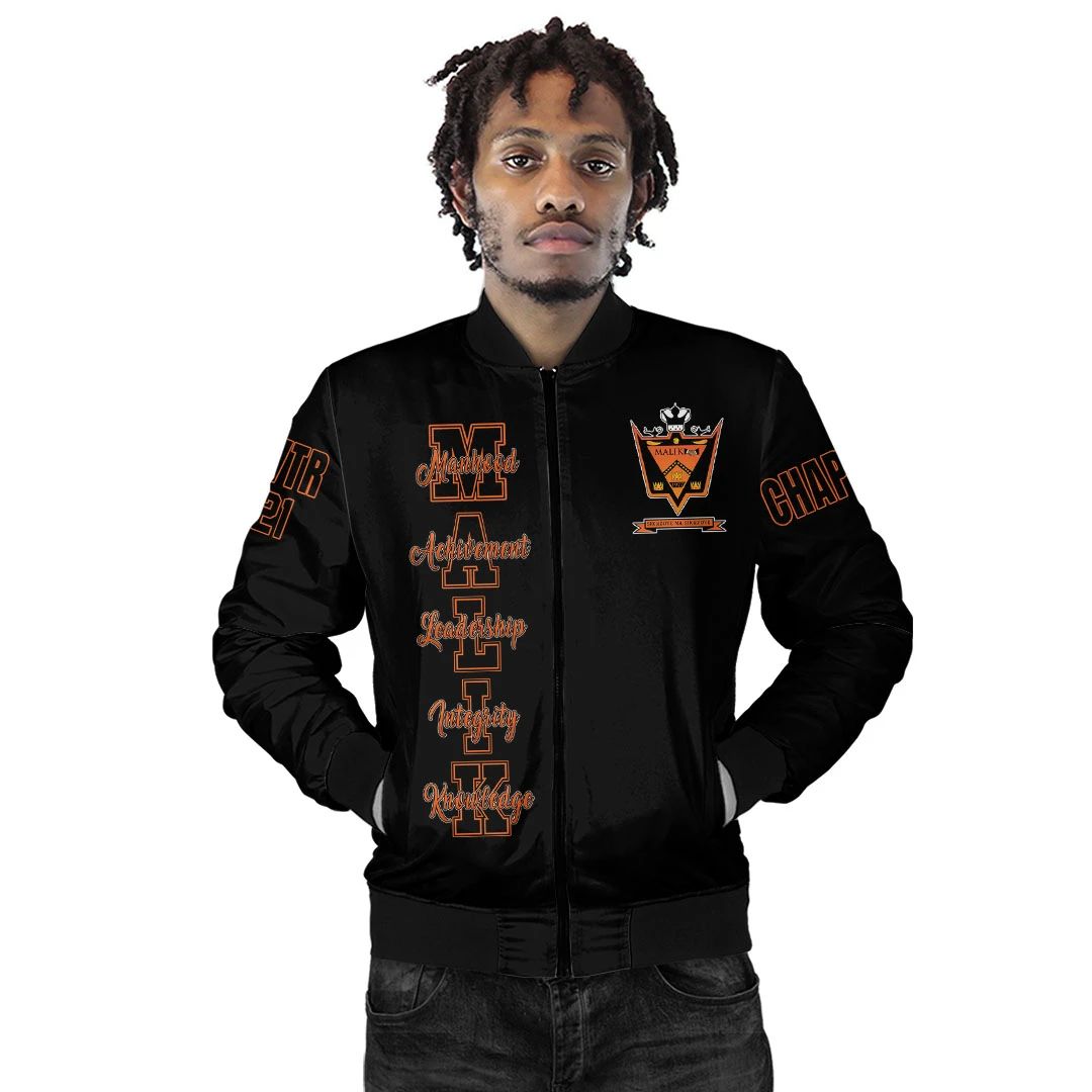 Bomber Jacket - (Custom) Malik Sigma Psi Bomber Jackets