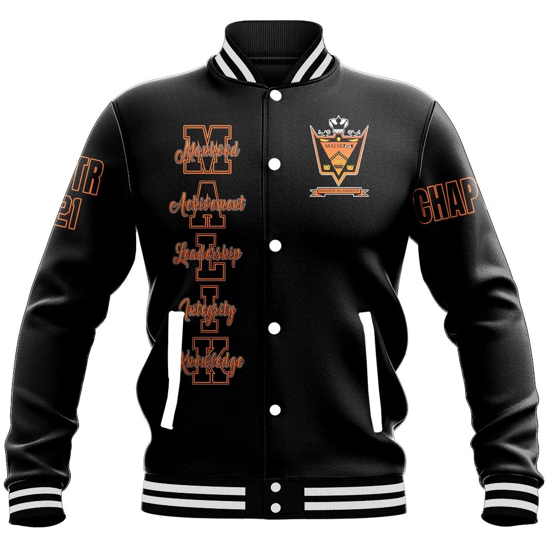 Jacket - (Custom) Malik Sigma Psi Baseball Jackets