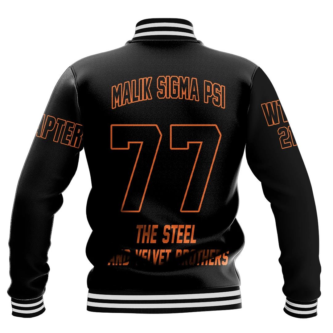 Jacket - (Custom) Malik Sigma Psi Baseball Jackets