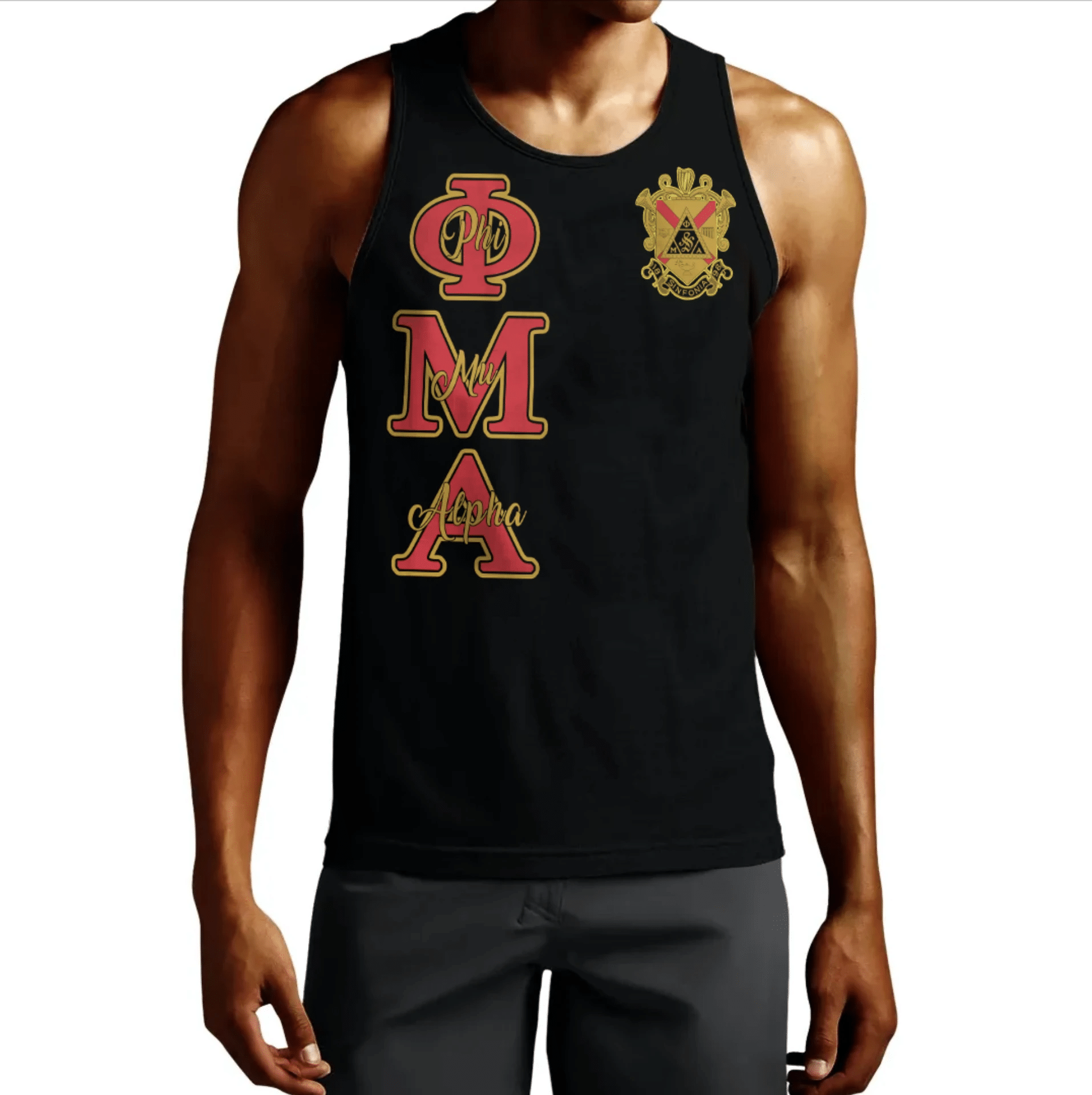 (Custom) Tank Top - Phi Mu Alpha Tank Top