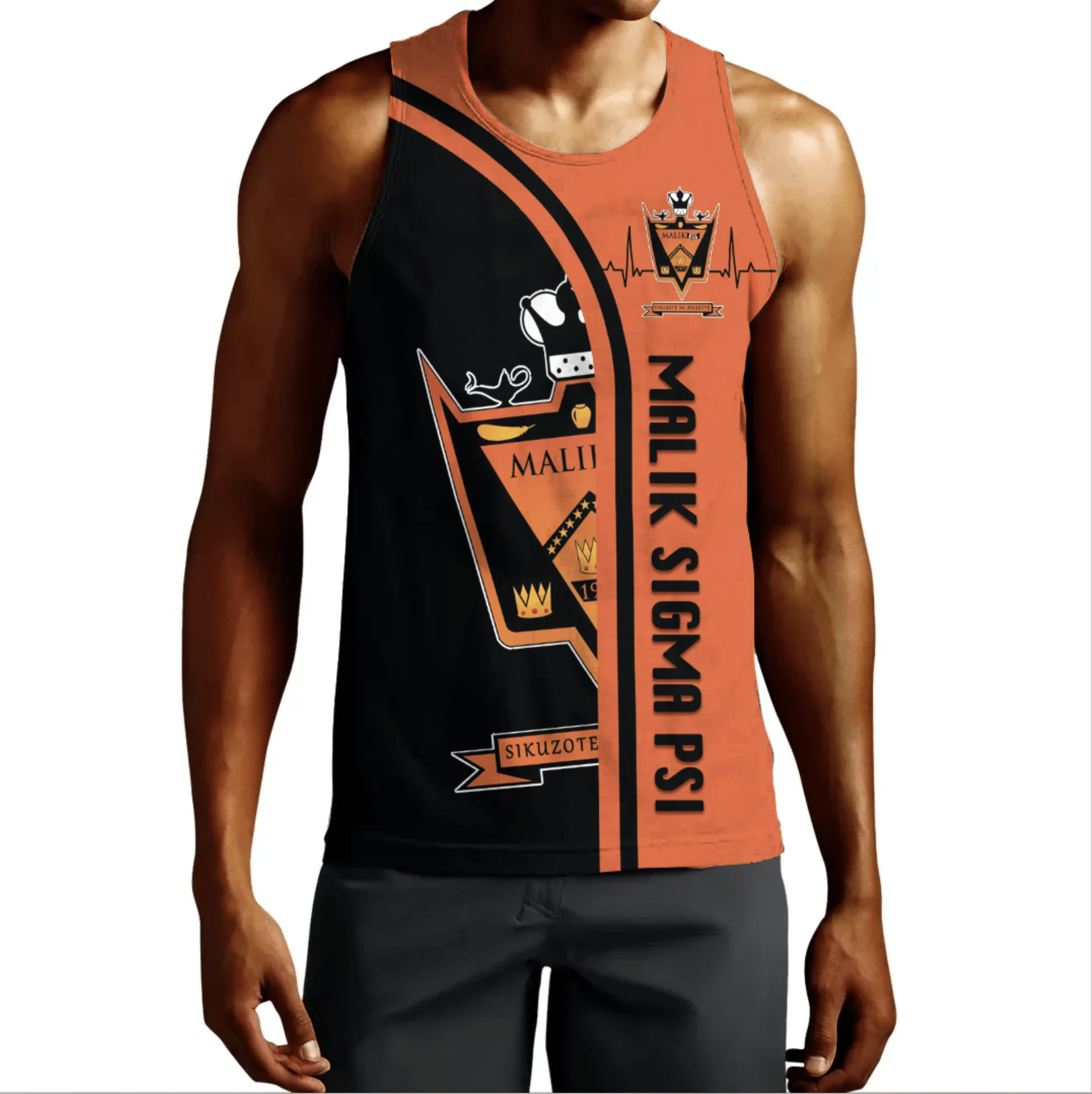 Tank Top - Malik Sigma Psi In My Heart Tank Top