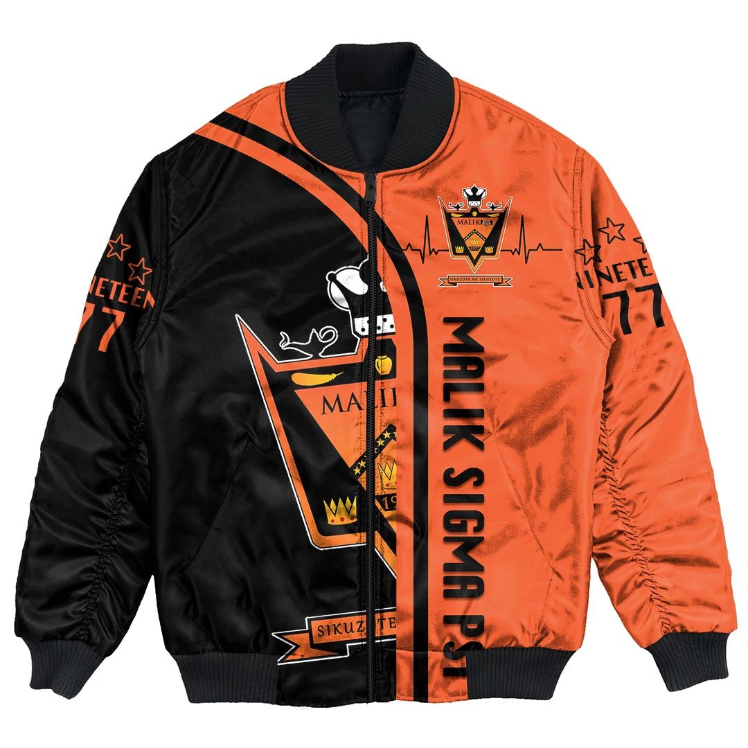 Bomber Jacket - Malik Sigma Psi In My Heart Bomber Jackets