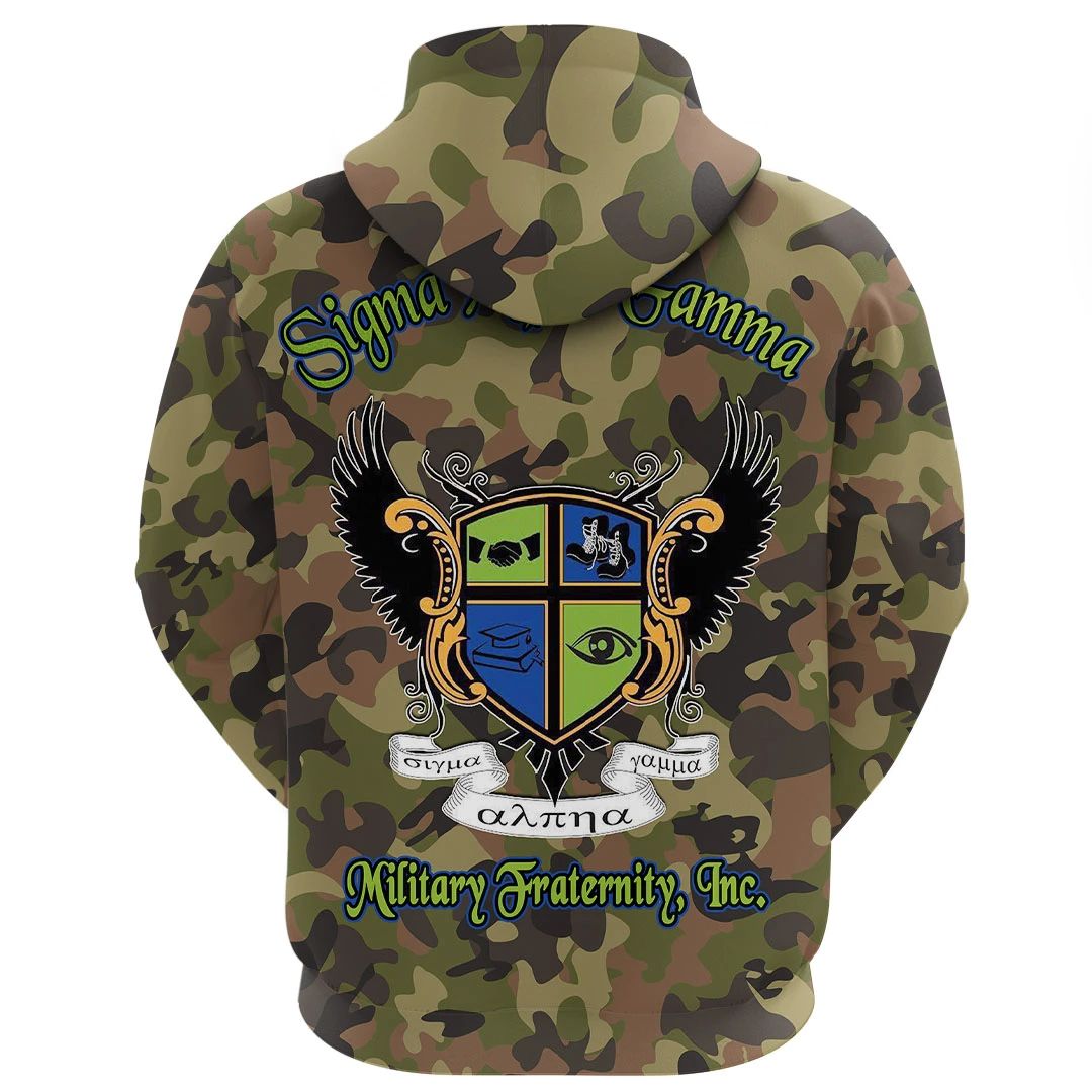 Hoodie - Sigma Alpha Gamma Camo Hoodie