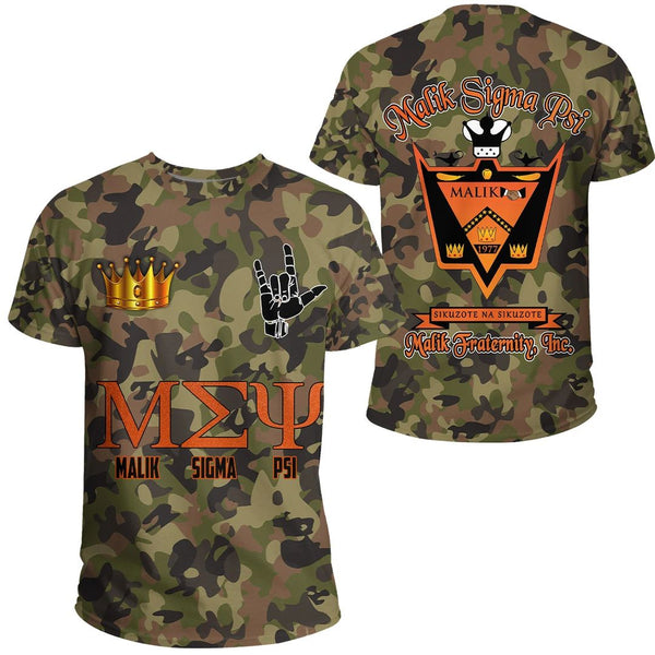 T-shirt - Malik Sigma Psi Camo T-shirt