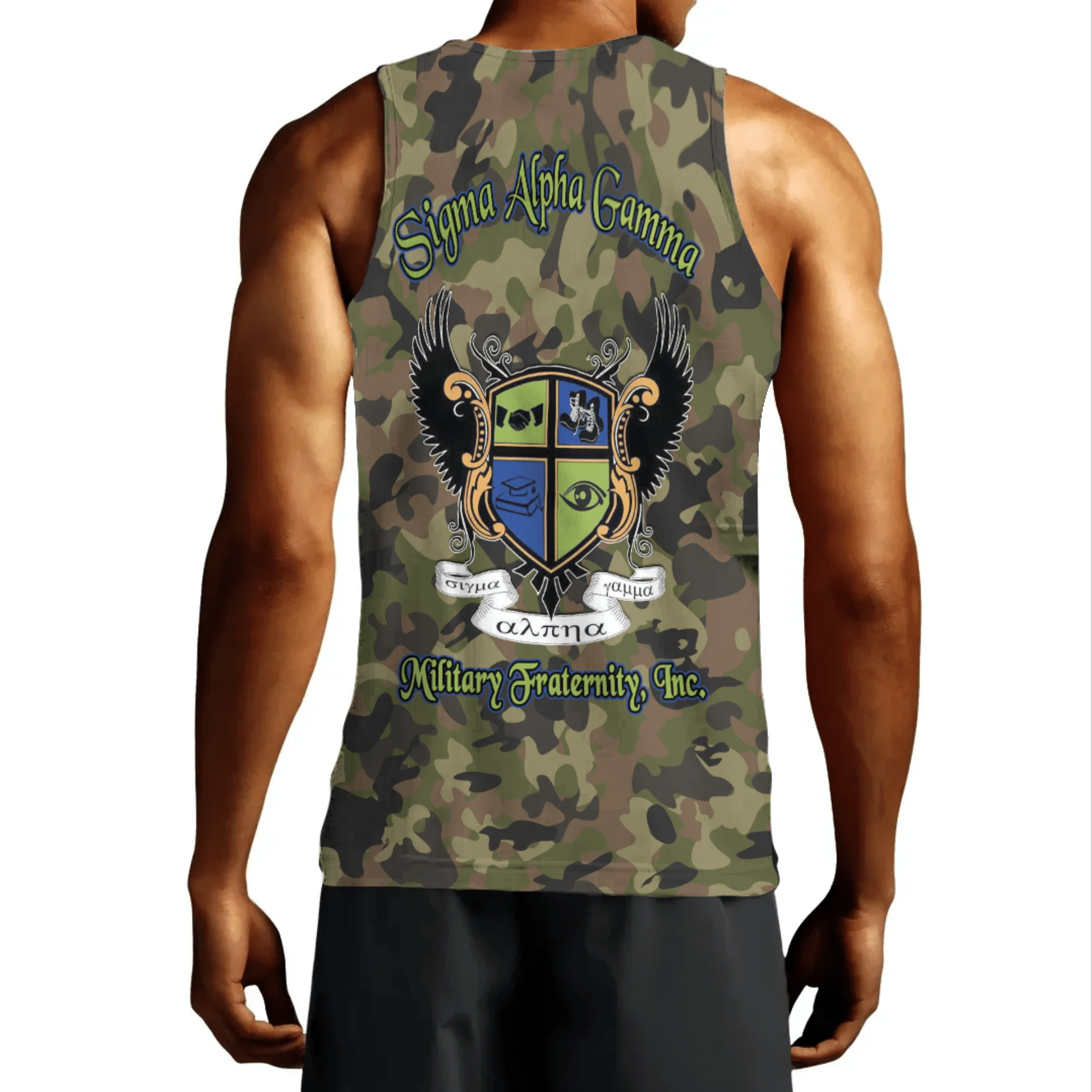 Tank Top - Sigma Alpha Gamma Camo Tank Top