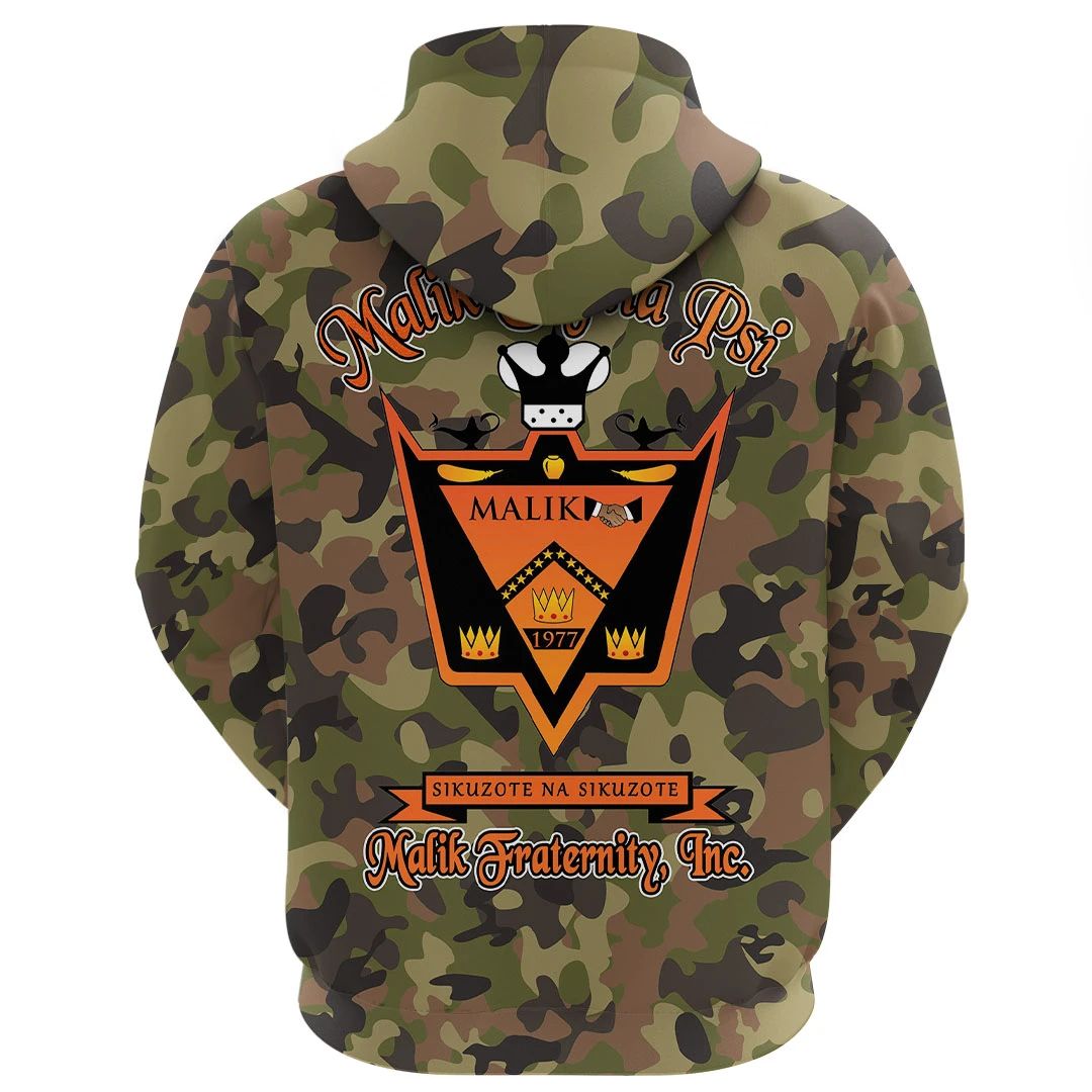 Hoodie - Malik Sigma Psi Camo Hoodie