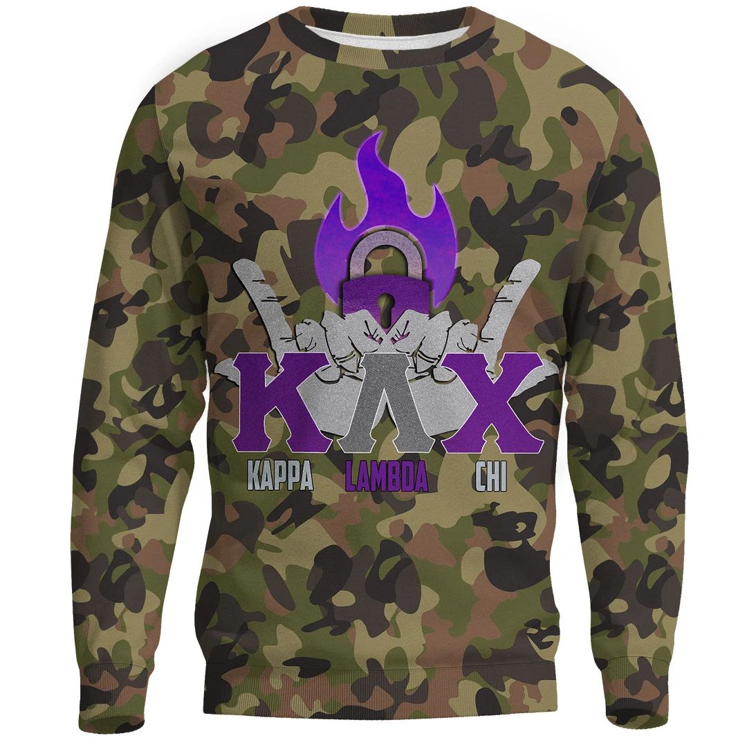 Sweatshirt - Kappa Lambda Chi Camo Sweatshirts