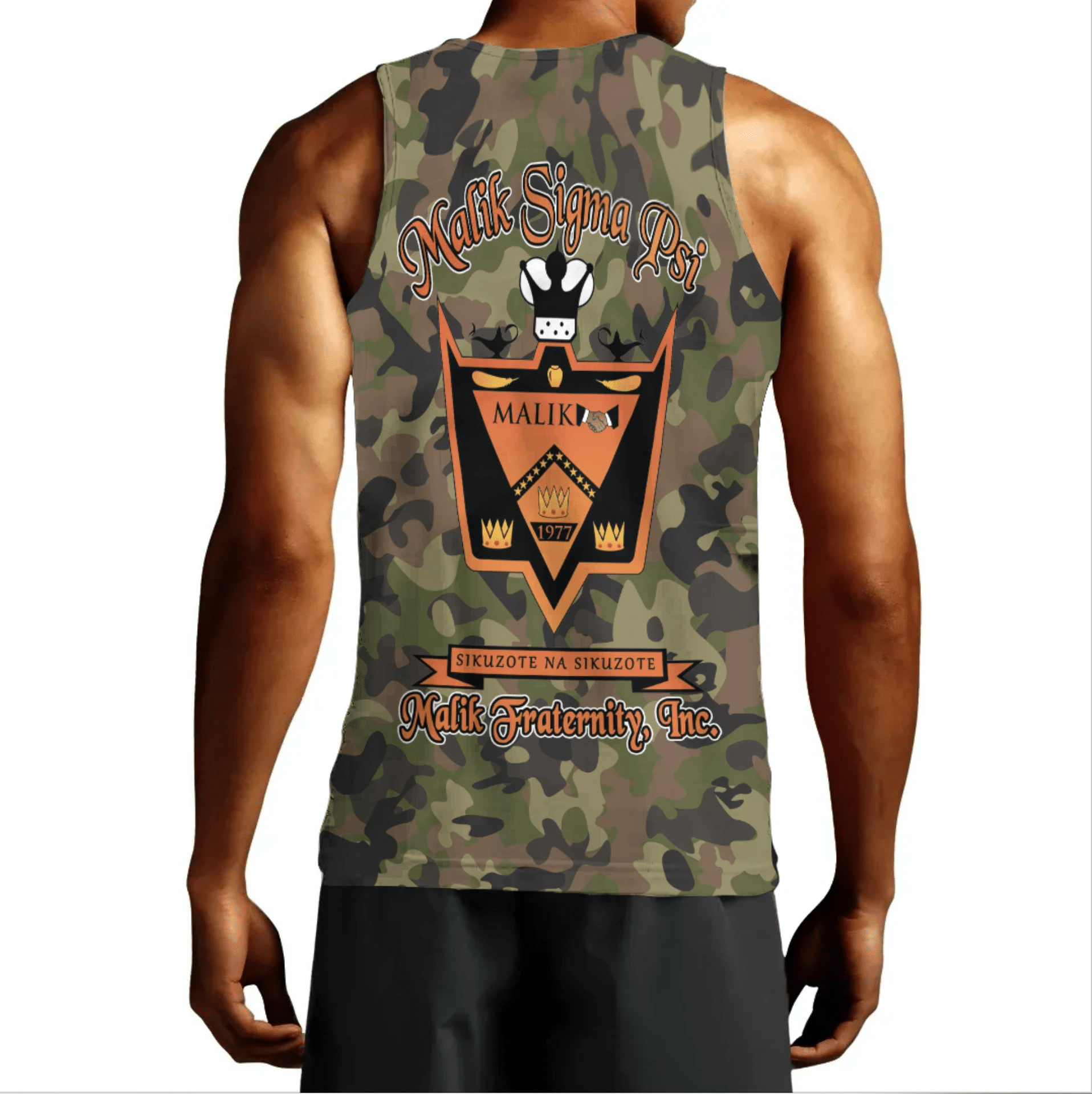 Tank Top - Malik Sigma Psi Camo Tank Top