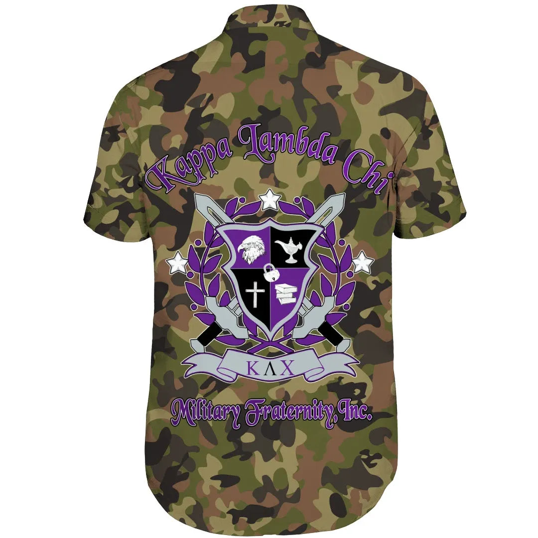 Kappa Lambda Chi Camo Short Sleeve Shirt A31