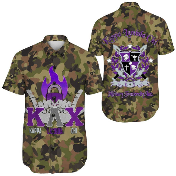 Kappa Lambda Chi Camo Short Sleeve Shirt A31