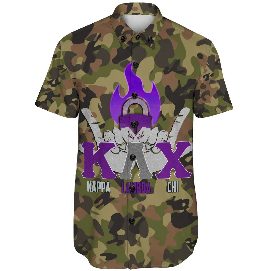 Kappa Lambda Chi Camo Short Sleeve Shirt A31