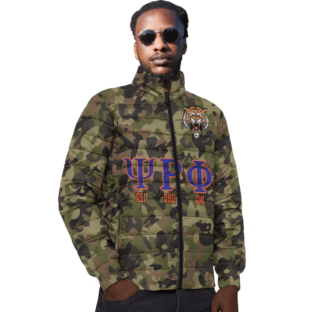 Jackets - Psi Rho Phi Camo Padded Jackets A31