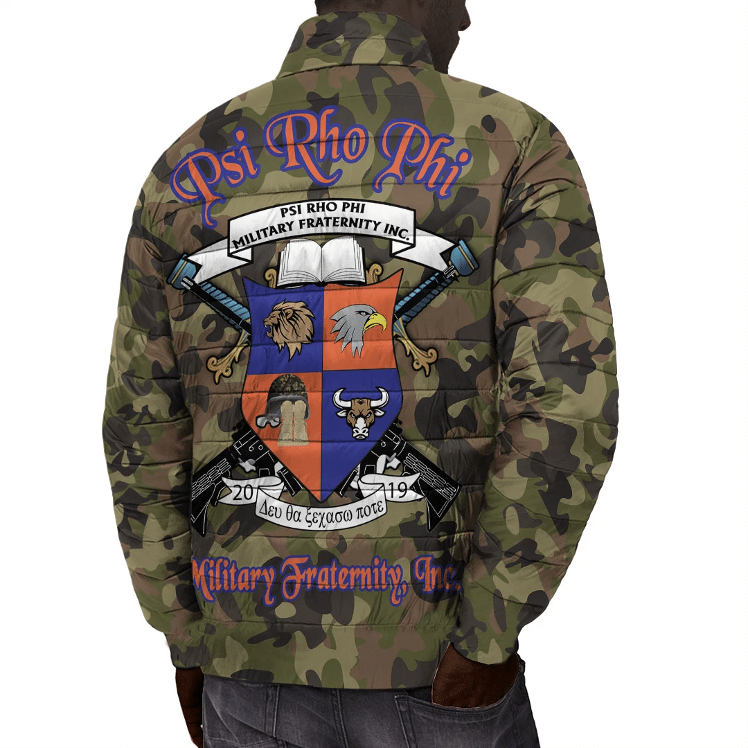 Jackets - Psi Rho Phi Camo Padded Jackets A31