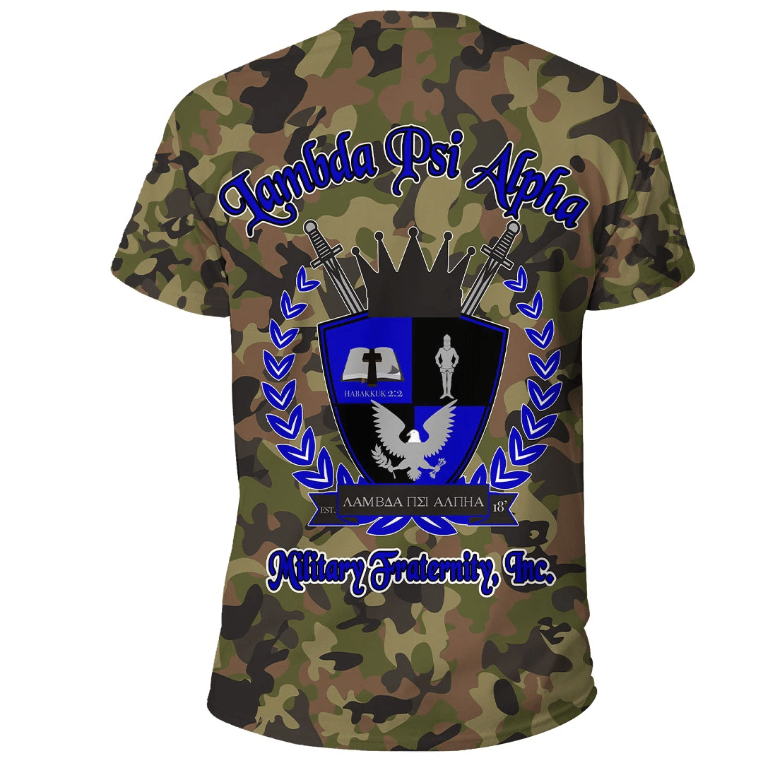 T-shirt - Lambda Psi Alpha Fraternity Camo T-shirt