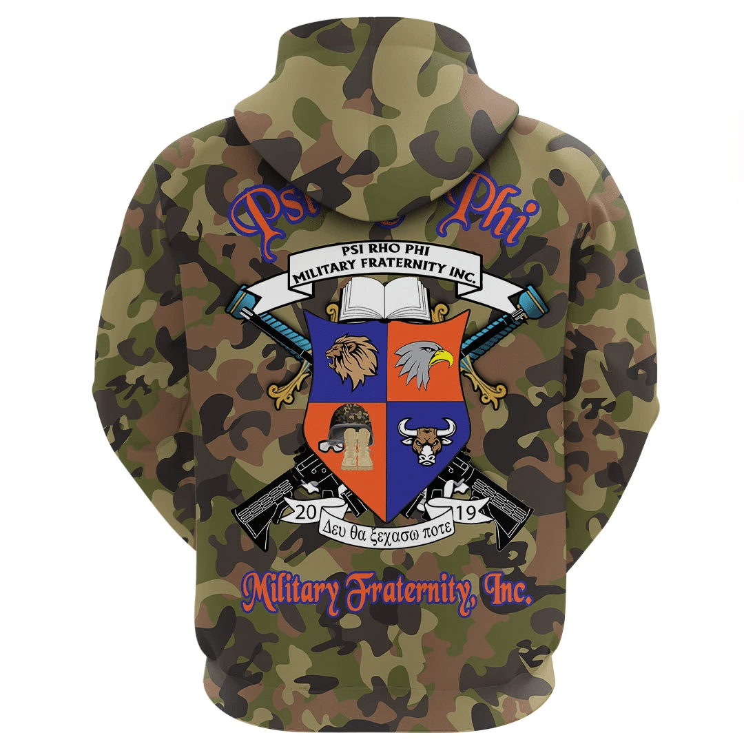 Hoodie - Psi Rho Phi Camo Hoodie