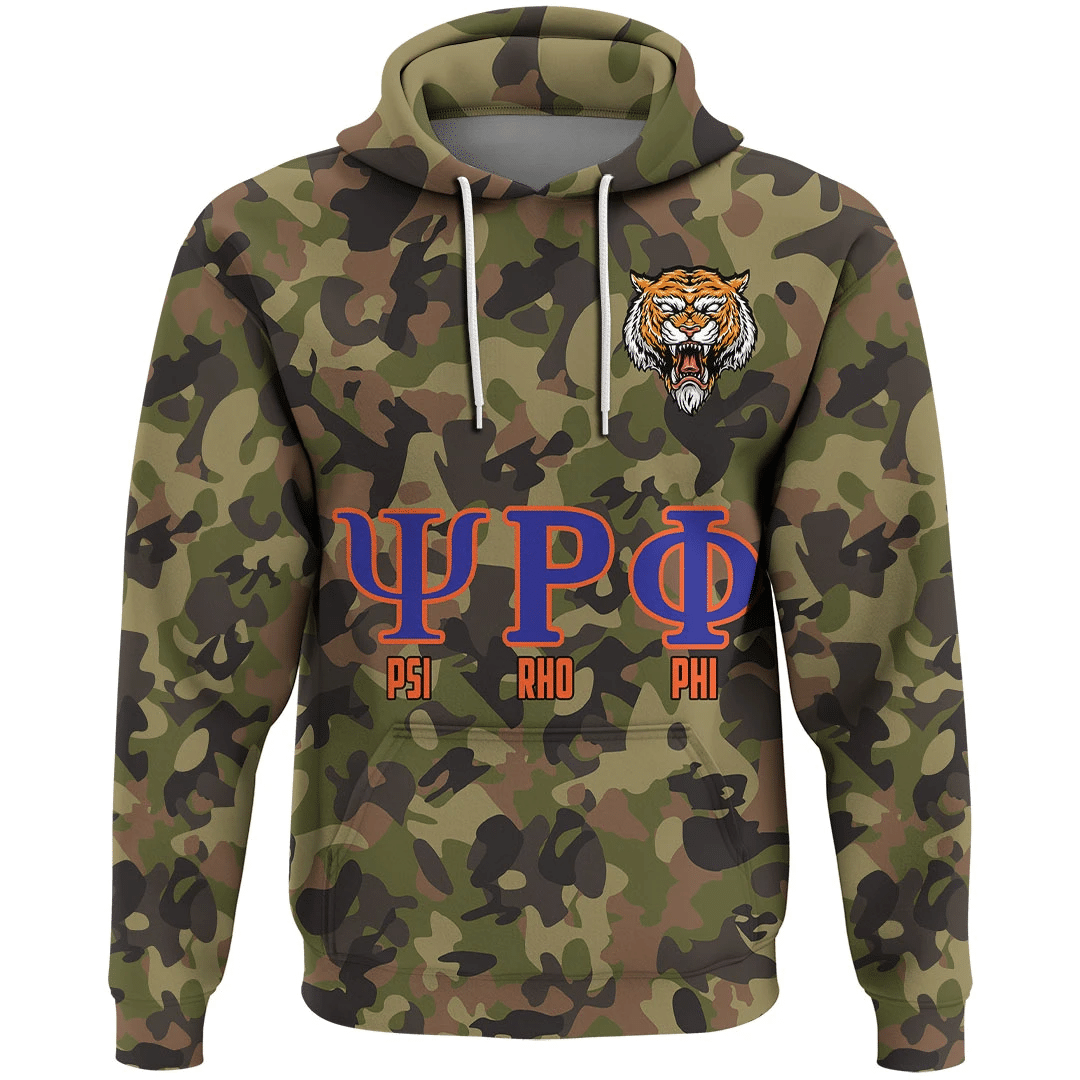 Hoodie - Psi Rho Phi Camo Hoodie