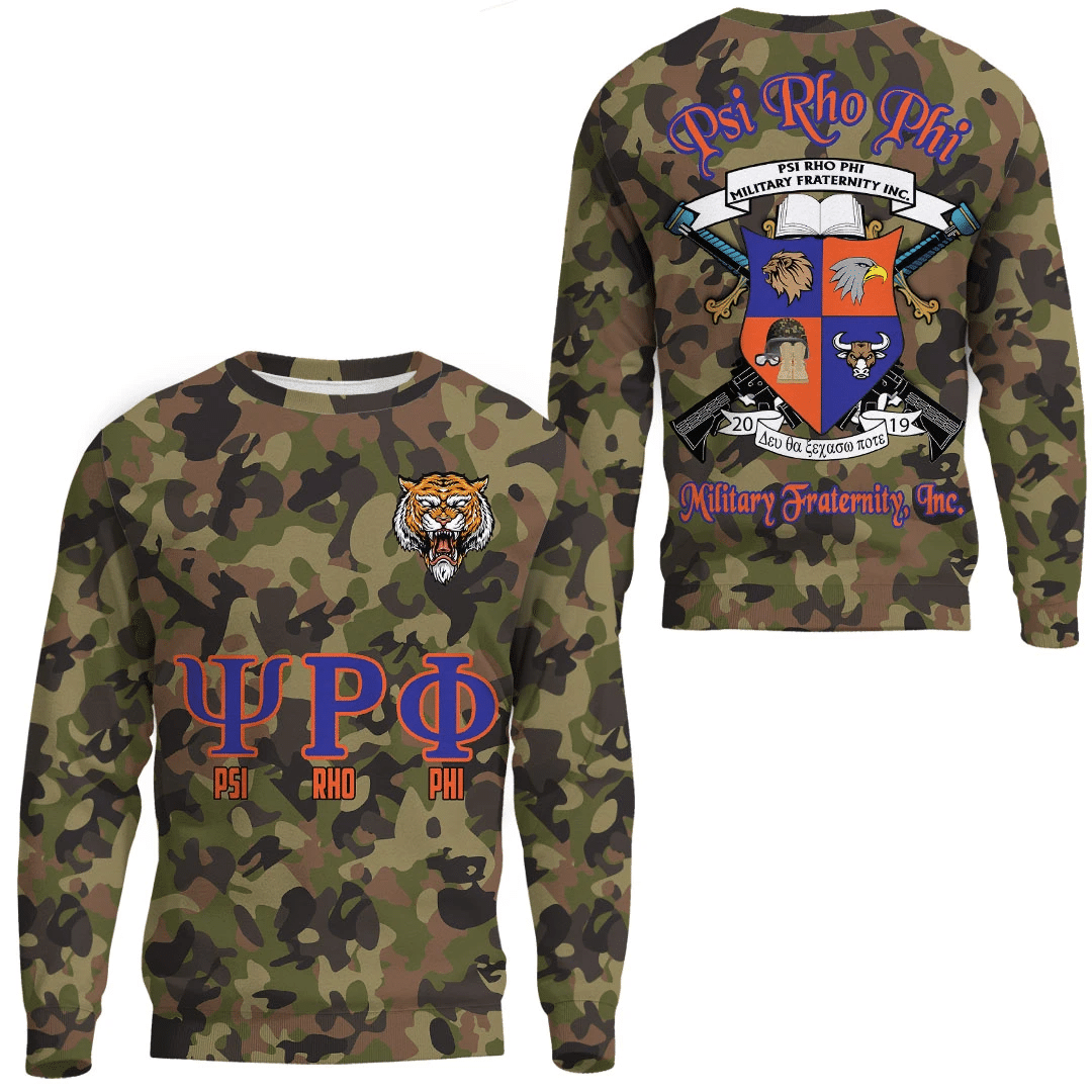 Sweatshirt - Psi Rho Phi Camo Sweatshirts