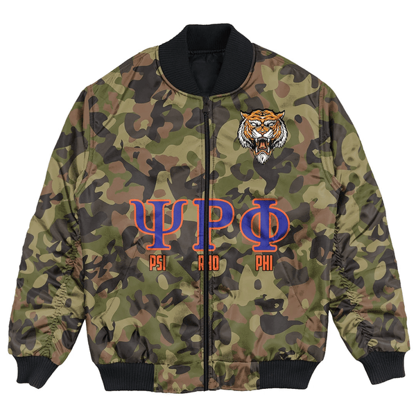 Bomber Jacket - Psi Rho Phi Camo Bomber Jackets