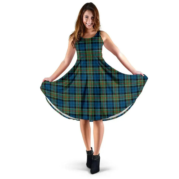 Colquhoun Ancient Tartan Midi Dress