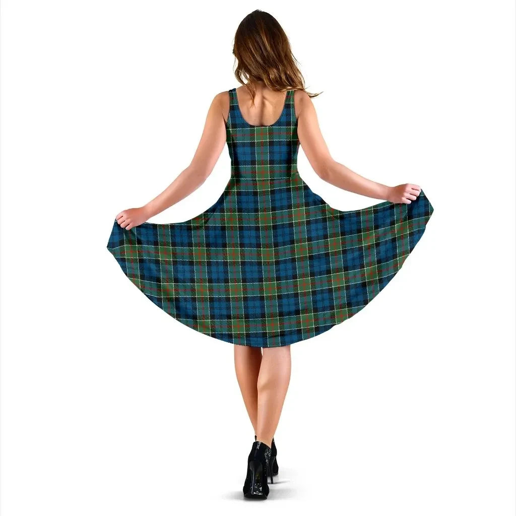 Colquhoun Ancient Tartan Midi Dress