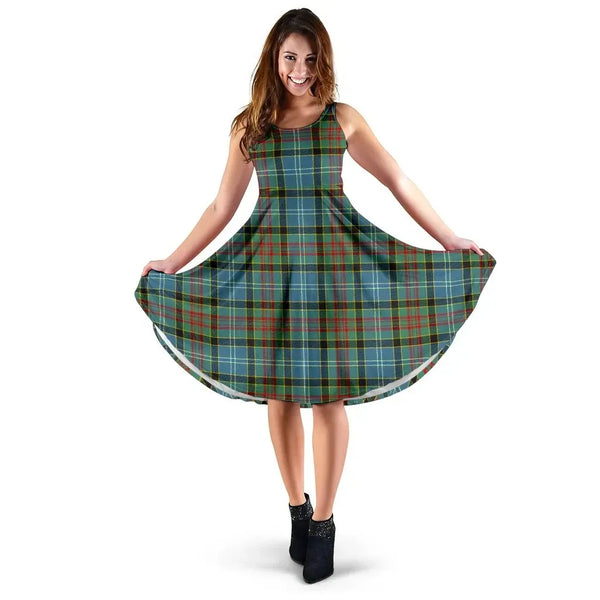 Paisley District Tartan Midi Dress