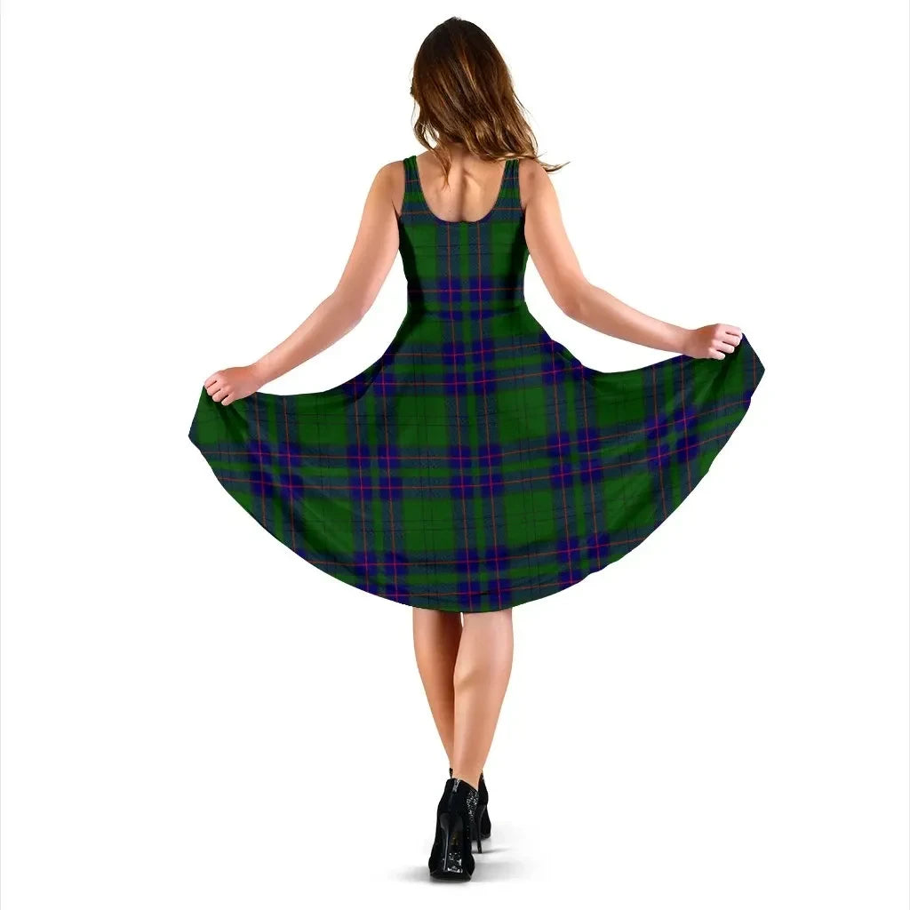 Lockhart Modern Tartan Midi Dress