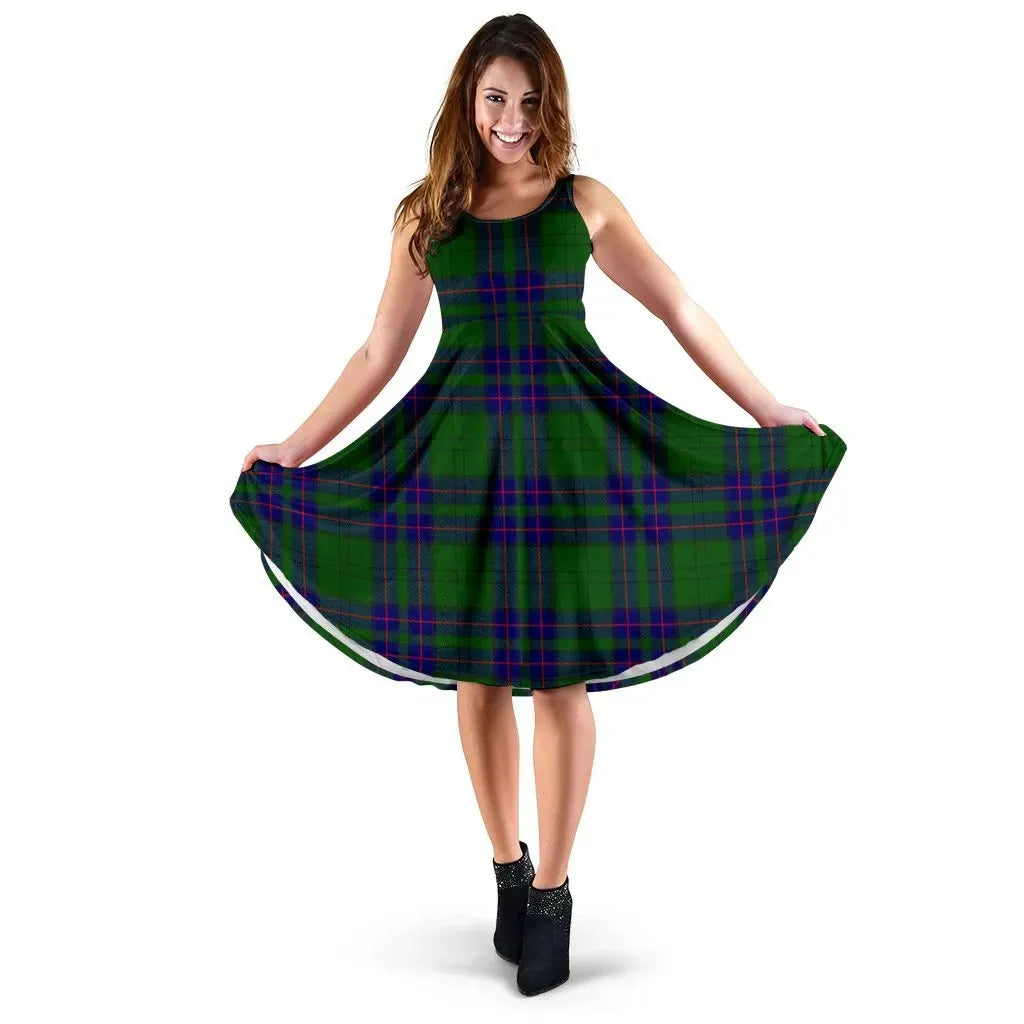 Lockhart Modern Tartan Midi Dress