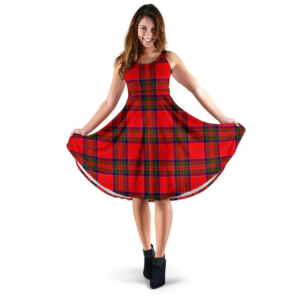 MacGillivray Modern Tartan Midi Dress