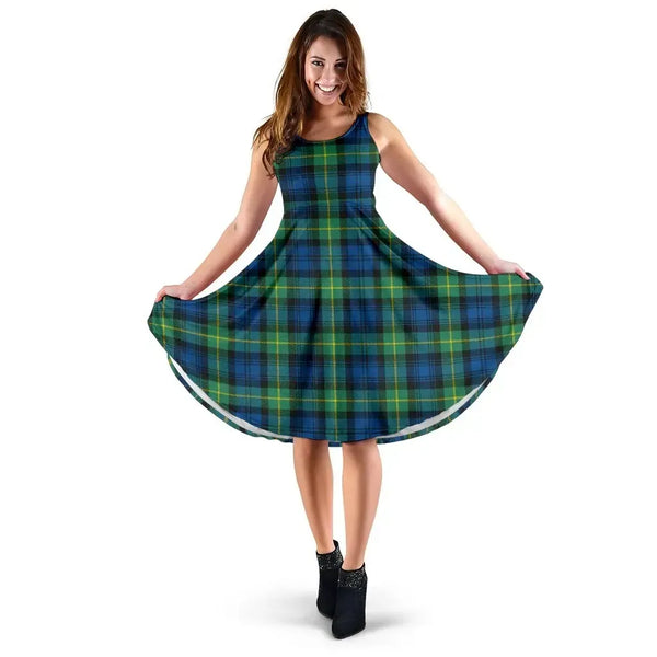 Gordon Ancient Tartan Midi Dress