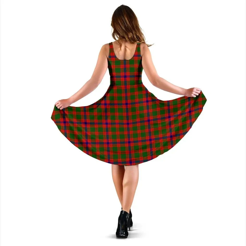 Skene Modern Tartan Midi Dress