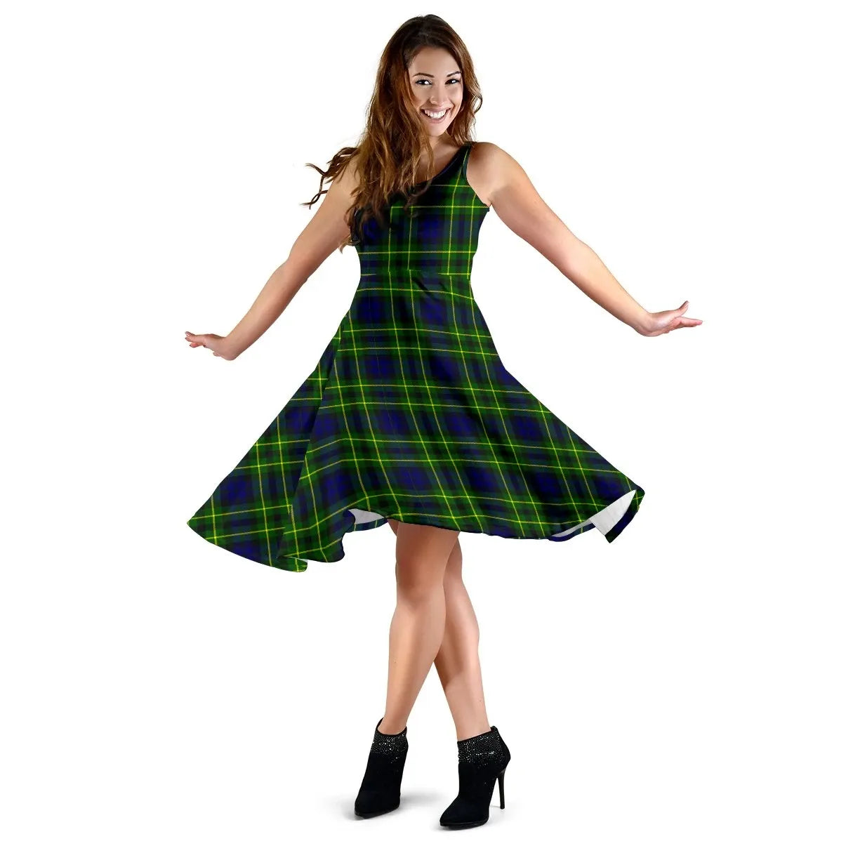 Campbell of Breadalbane Modern Tartan Midi Dress