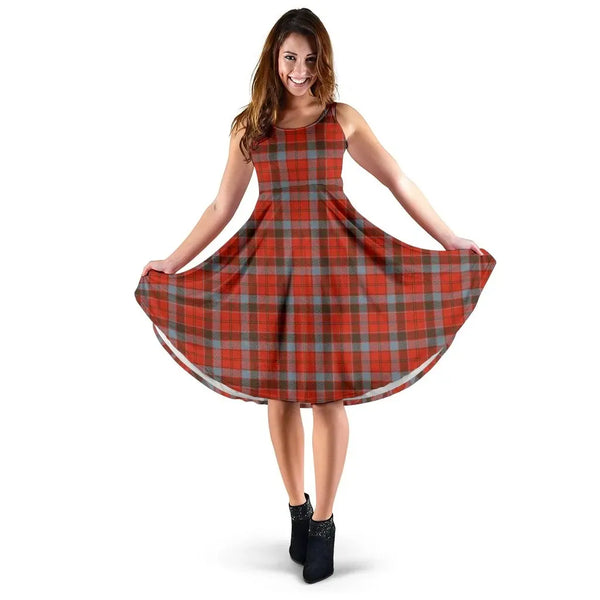 Robertson Weathered Tartan Midi Dress