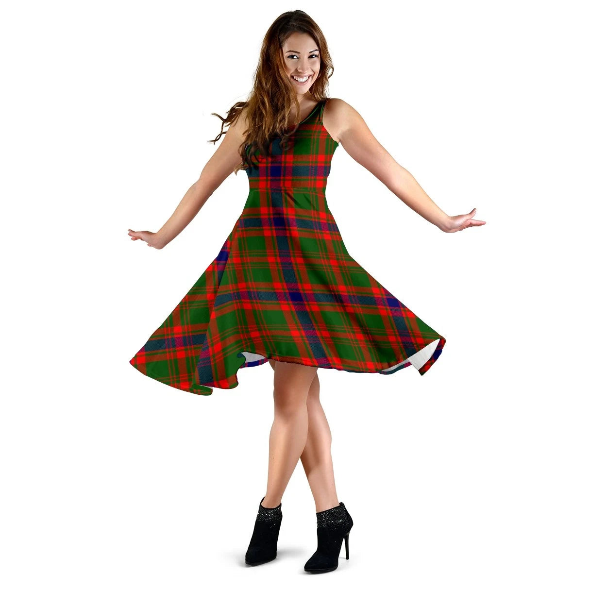 Nithsdale District Tartan Midi Dress