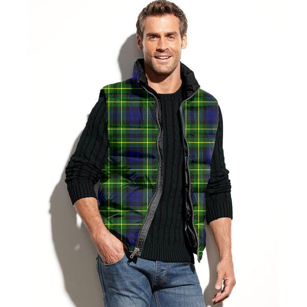 Campbell of Breadalbane Modern Tartan Plaid Puffer Vest