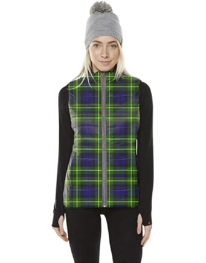 Campbell of Breadalbane Modern Tartan Plaid Puffer Vest